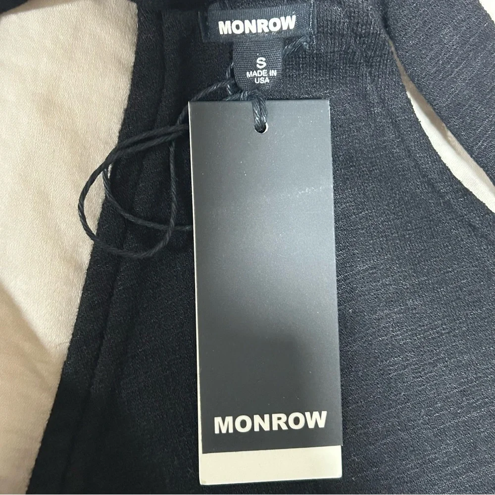 Monrow Black and White Jumpsuit - Picture 8 of 8